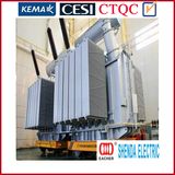 Traction Transformer with Three-Phase Oil-Immersed Transformer
