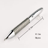 Silver Twist Stainless Ball Pen