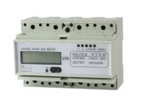 LCD Display Three Phase DIN Rail Watt Meter (Communciation)