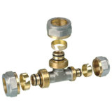 Brass Pipe Fitting (PX-2007) with Tee