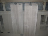 White Wood Grain Chinese White Marble Cut-to-Size for Covering