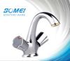 Double Handle Bath Mixer Brass Body Brass Cartridge Faucet (BM56905)