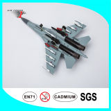 Diecast Airplane Model Su35 with Alloy and ABS Material Camo Color