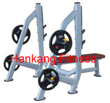 Signature Line, Protraining Equipment, Gym Machine-Olympic Bench Weight Storage (PT-947)
