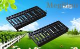 Rain Water Grating with Curved Crossbars and Frame
