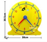 Plastic Teacher Clock Toys, School Supply, Learning Toys