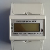 Single Phase Two Wires Active Optical Energy DIN Rail Meter