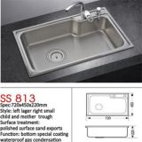 Top Quality Retangular Stainless Steel Handmade Kitchen Sink