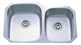 Double Bowl Stainless Steel Kitchen Sink (XS-KS006)