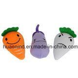 Carton Vegetable Plush Dog Toy