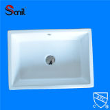 Sanitary Ware Ceramic Basin, Wash Hand Basin Counter Sink (SN104)