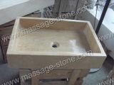 Beige Marble Vessel Sink for Kitchen & Bathroom