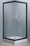 Simple Square Shower Room with Black Color Aluminum Finish (E-07Black)