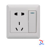 2/3pin Wall Socket with Switch