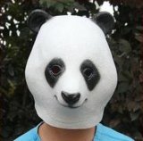 China Manufacture Full Head Animal Latex Panda Mask