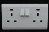 Double 13A Switched Socket with Neon (LBX-17)