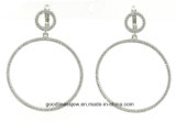 925 Sterling Silver Jewellery and Fashion Round Earrings (E6293)
