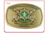 Promotional Antique Brass Plated Soft Enamel Metal Belt Buckle