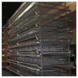 Galvanized 4 Tiers H Type Farm Poultry Equipment Layer Chicken Battery Cage