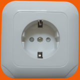EU Style Flush Mounted 10/16A Wall Socket Outlet (F5010)