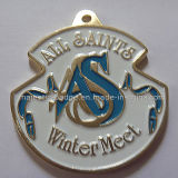Customized Raised Letters Medallion and Cut to Shape