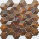Hexagon Design Copper Mosaic Tile (CFM973)