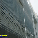 Prefabricated Fixed Aluminum Louver as Building Cladding