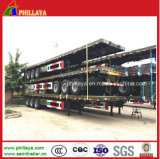 Flat Bed Semi Trailer for 20-53ft Container Transport