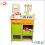 Wooden Educational Role Play Toy Kitchen for Age 3-8 (W10C055)
