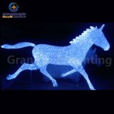 Hot Sale Xmas Light Zoo Animal 3D Christmas Lighting Horse for Holiday Decoration