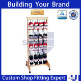 Branded Accessories Hanging Display Stands with Rubber Castor