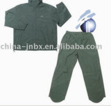 190t Polyester/PVC Rainsuit for Motorcycles Riding