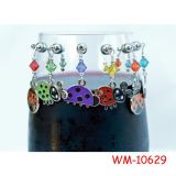 2014 Cute Fashion Enamel Ladybug Jewelry Magnetic Wine Charm Accessories (WM-10629)