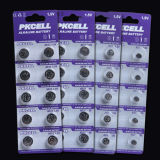 Super Alkaline Button Cell Battery with High Capacity for Watches and Calculator
