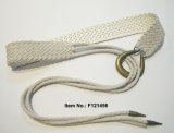 White Casual Style Weaving Belt