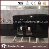 Black Pearl Kitchen Solid Color Granite Countertop