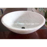 Chinese White Marble Bathroom Wash Hand Sink