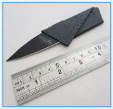 Portable Mini Credit Pocket Camping Stainless Steel Card Knife Hunting/Survival Knife (SYSG-284)