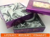 Custom Small Medium Recycled Purple Gift Paper Box