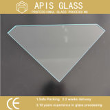 3mm-15mm Tempered Glass with 1/4 Triangle for Shelf