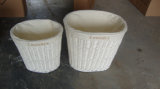 White Laundry Basket (jds1066)