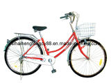 Red Women Bicycle with Rear CP Carrier (SH-CB122)