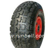 Pneumatic Rubber Tire Wheel with Plastic Rim for Hand Trolley (PR1803-1)