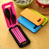 Travelling Camping Portable Chopsticks Spoon Set