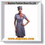 High Quality Wholesale Airline Uniform for Stewardess (AU407)