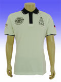 OEM Sports Polo Neck Embroidered Printed Shirts (FY-0368)