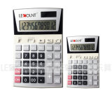 12 Digits Dual Power Desktop Calculator with Large LCD Display (LC206)