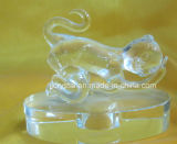 High Quality Transparent Crystal Animals Monkey for Souvenir