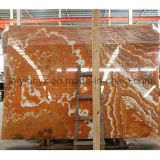 Hot Selling Deep Yellow Onyx Building Stone