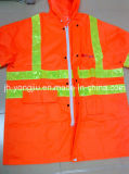High Quality Reflective Safety Raincoat 3